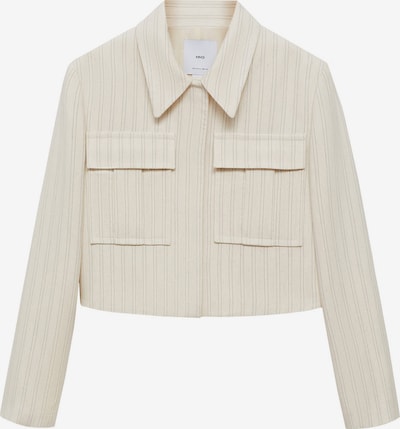 MANGO Välikausitakki 'Geranio' värissä kerma / musta, Tuotenäkymä