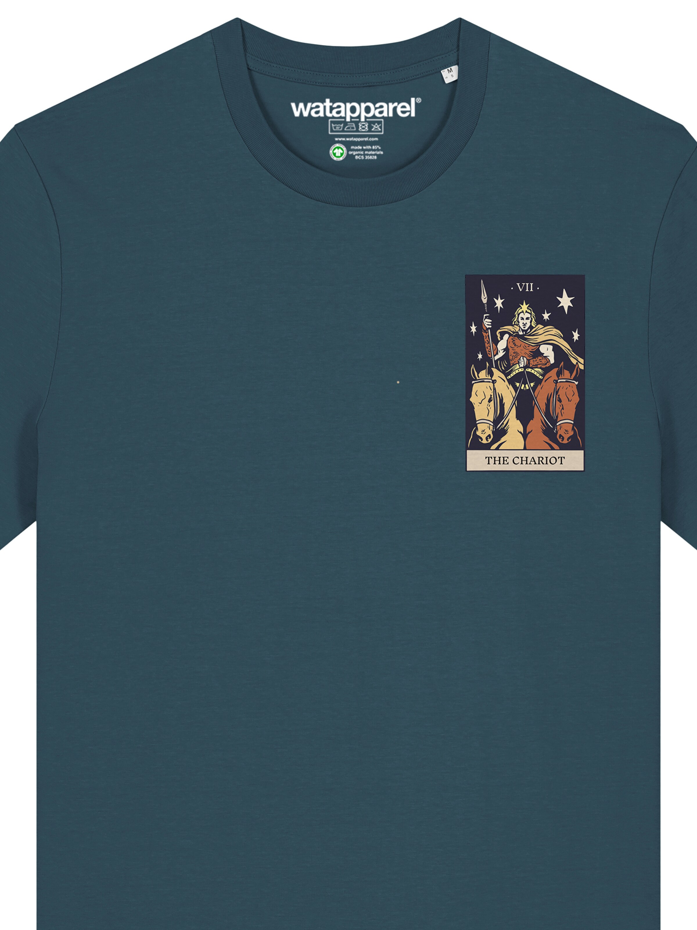 T-Shirt 'Tarot - The Chariot' Watapparel en bleu