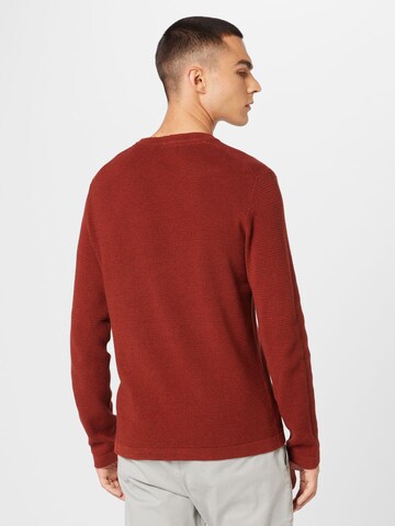 Pull-over 'ROCKS' SELECTED en rouge