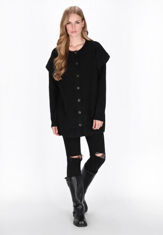 DreiMaster Vintage - Casaco de malha em preto: frente