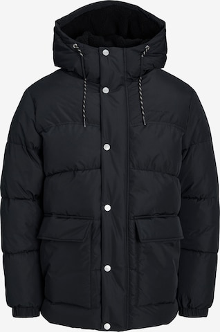 JACK & JONES Winter jacket 'LAKEWOOD' in Black: front