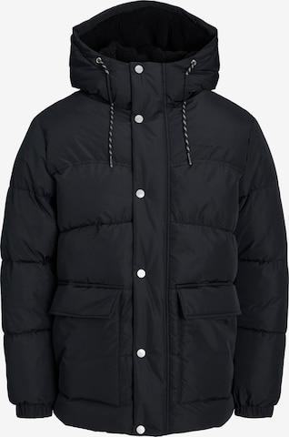 JACK & JONES Talvejope 'LAKEWOOD', värv must: eest vaates