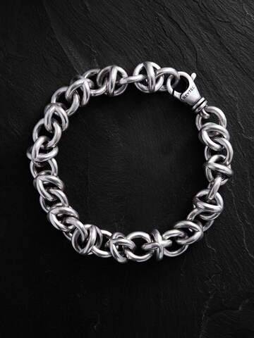 REYTEL - Pulsera 'SPHERE' en plata: frente