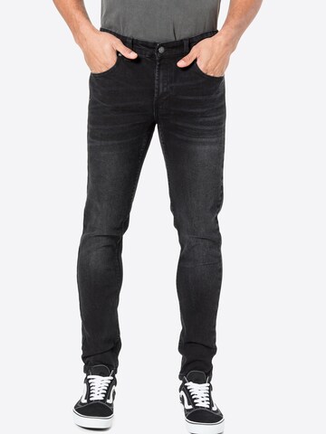 Skinny Jeans di Denim Project in nero: frontale