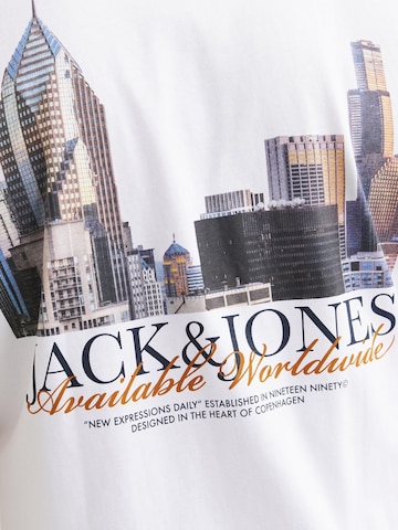 Jack & Jones PlusMajica 'JORBOSTON' - bijela boja