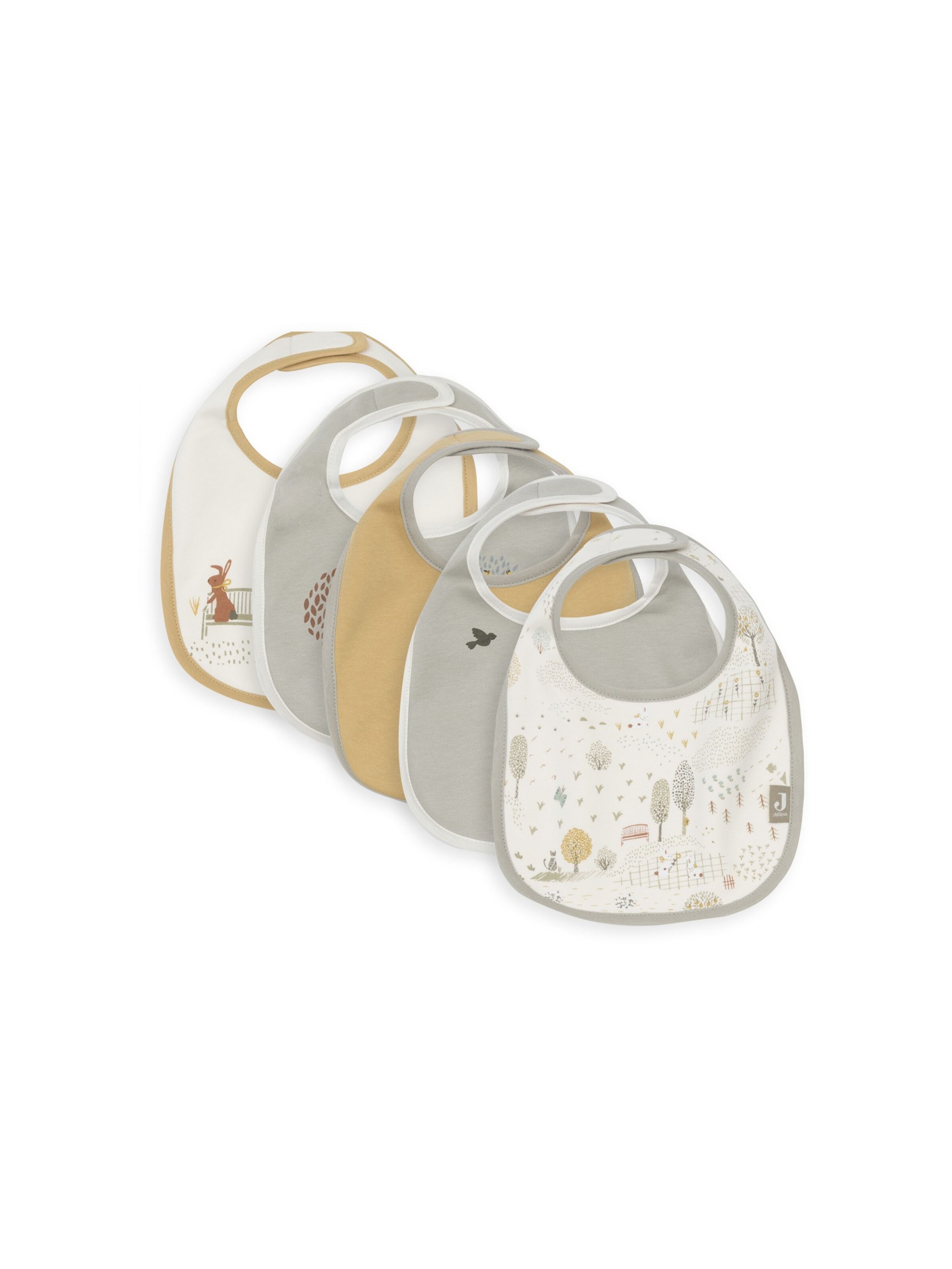 Jollein Slab 'Tiny Park' in Grijs: voorkant