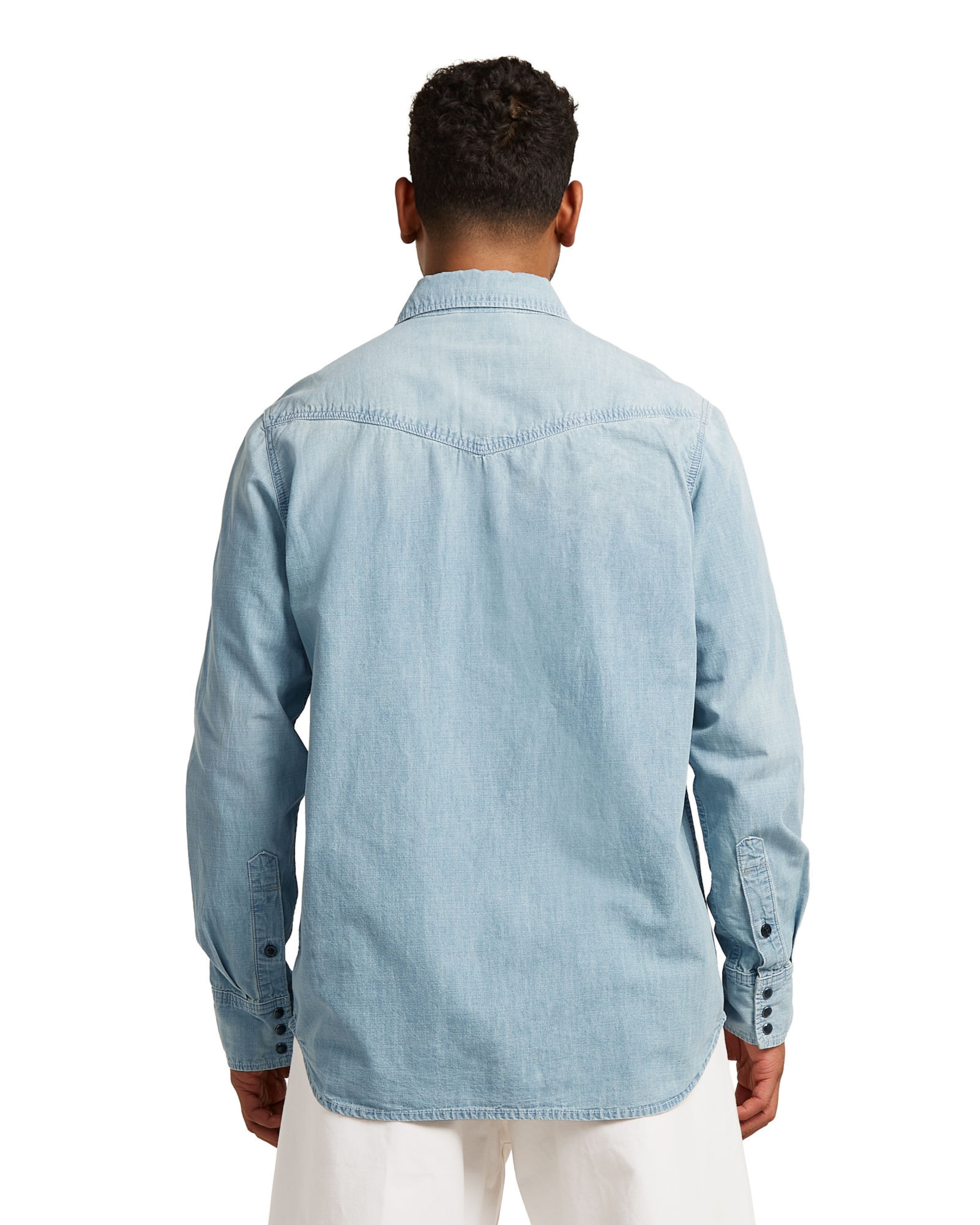 G-STAR Regular fit Business shirt 'Dakota Shirt Long Sleeve' in Blue