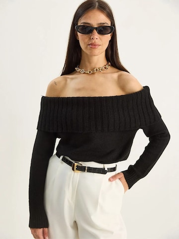Pull-over 'Pullover' Bianco Lucci en noir