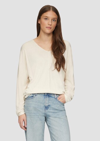 T-shirt s.Oliver en beige : devant
