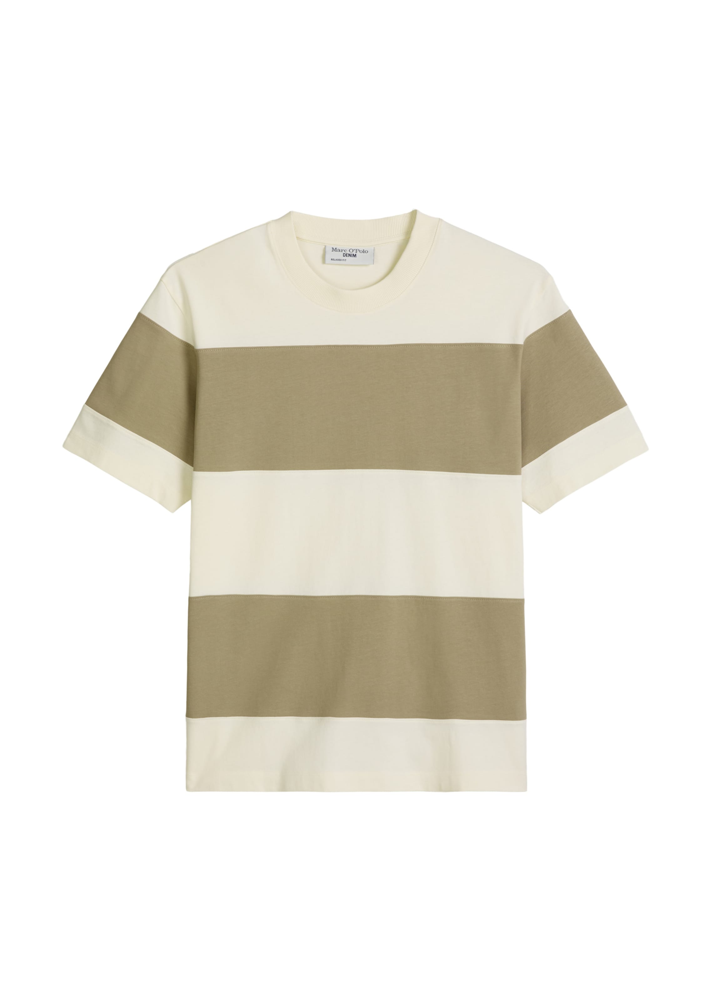 Marc O'Polo DENIM T-Shirt in Braun: Vorderseite