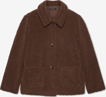 Manteau mi-saison Fiorella Rubino en marron : devant