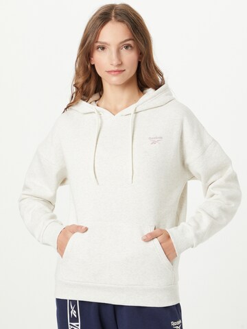 Reebok Sweatshirt in White: front