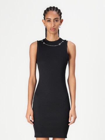 HUGO Sukienka 'Naloita' w kolorze czarny: przód