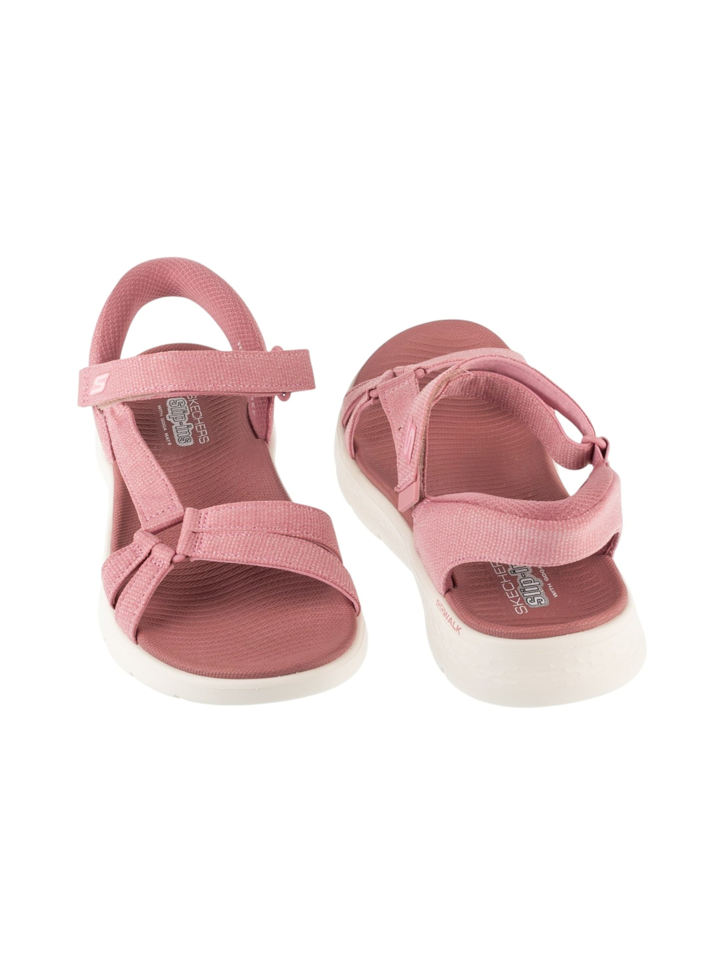 SKECHERS Sandal 'Skechers Slip-Ins: Go Walk Flex Sandal - Illuminate' in Pink