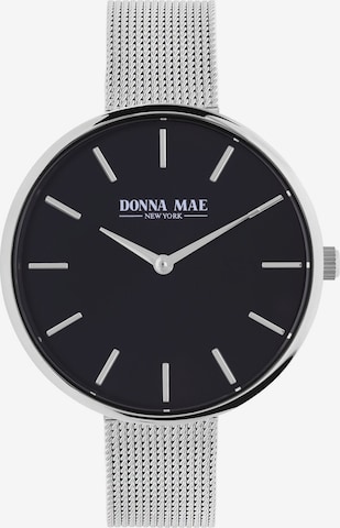 Montre à affichage analogique 'Masche' Lucardi en argent : devant