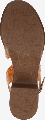 Sandales à lanières Wonders en marron