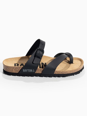 Bayton T-Bar Sandals 'Diane' in Black