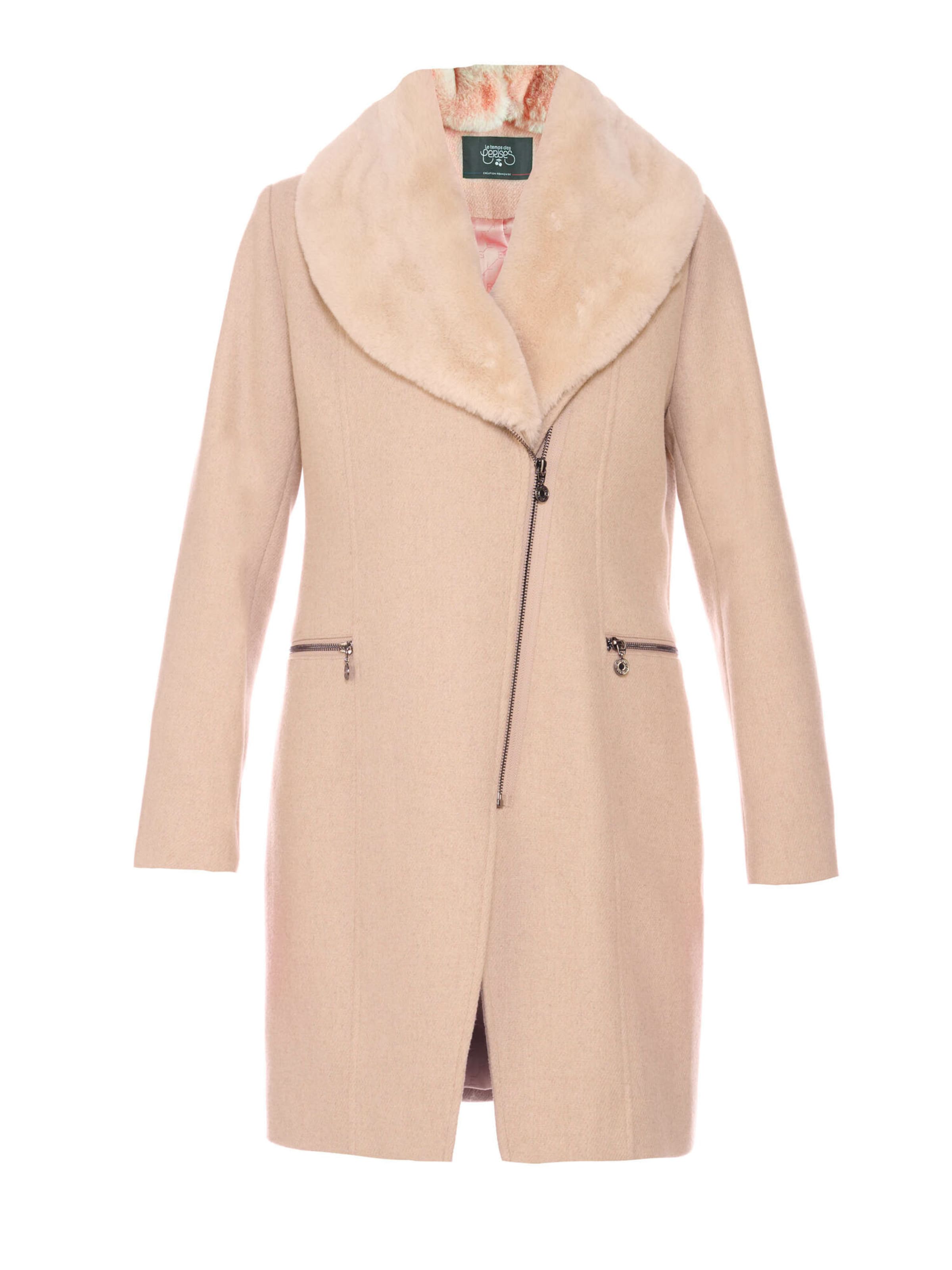 Manteau mi-saison 'Philine' Le Temps Des Cerises en beige : devant