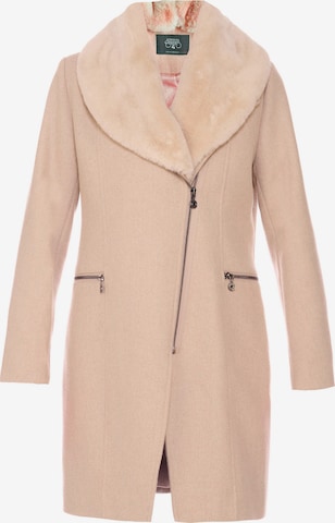 Manteau mi-saison 'Philine' Le Temps Des Cerises en beige : devant