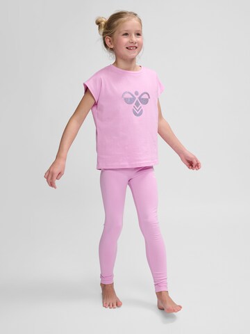 Hummel Skinny Sportbroek 'Onze' in Lila