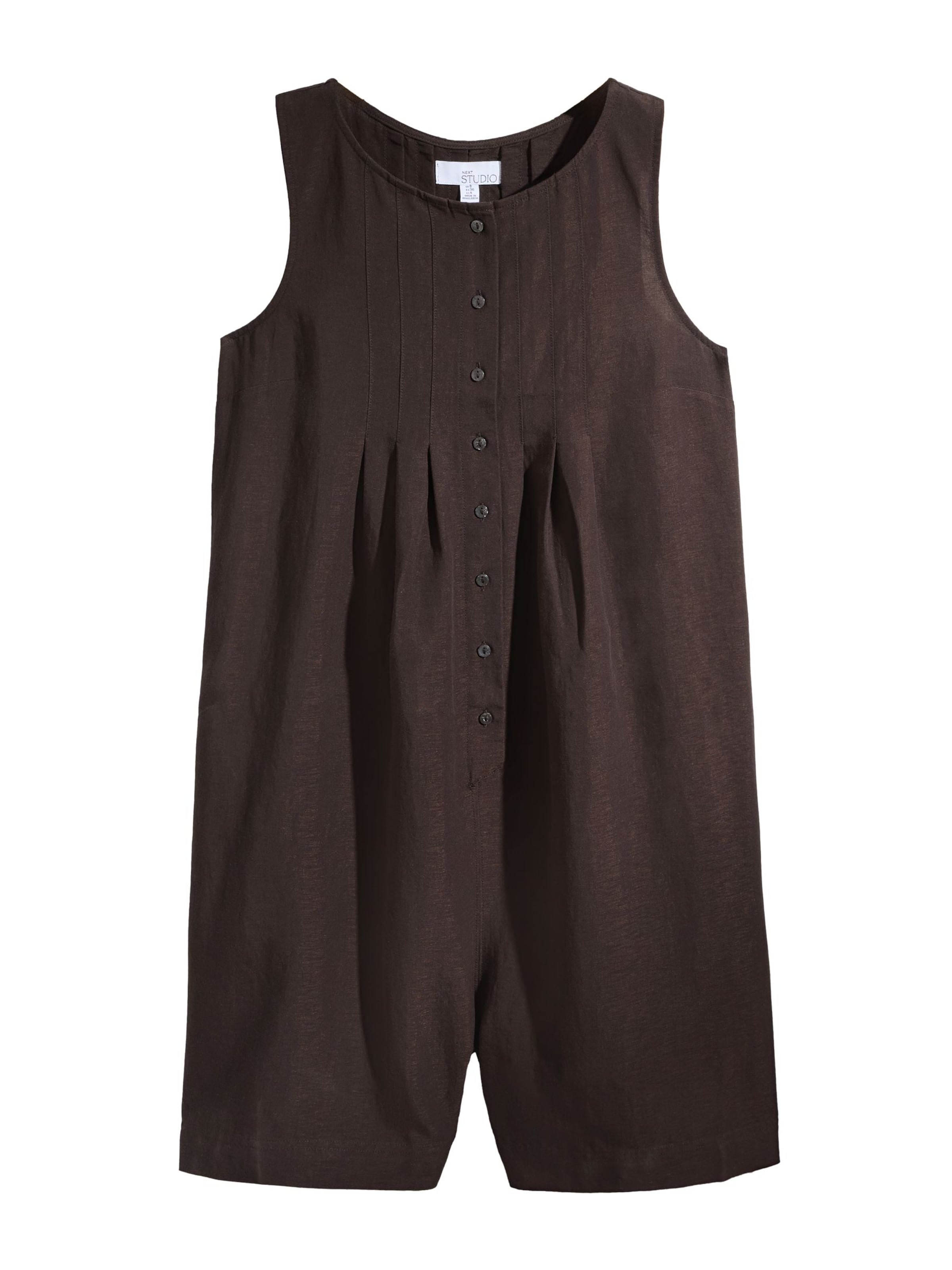 Next Jumpsuit in Brown: front