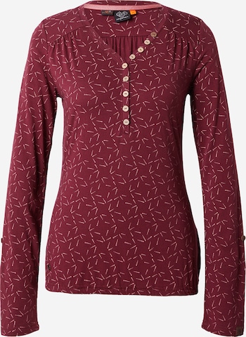 Ragwear Shirt 'PINCHI' in Rood: voorkant