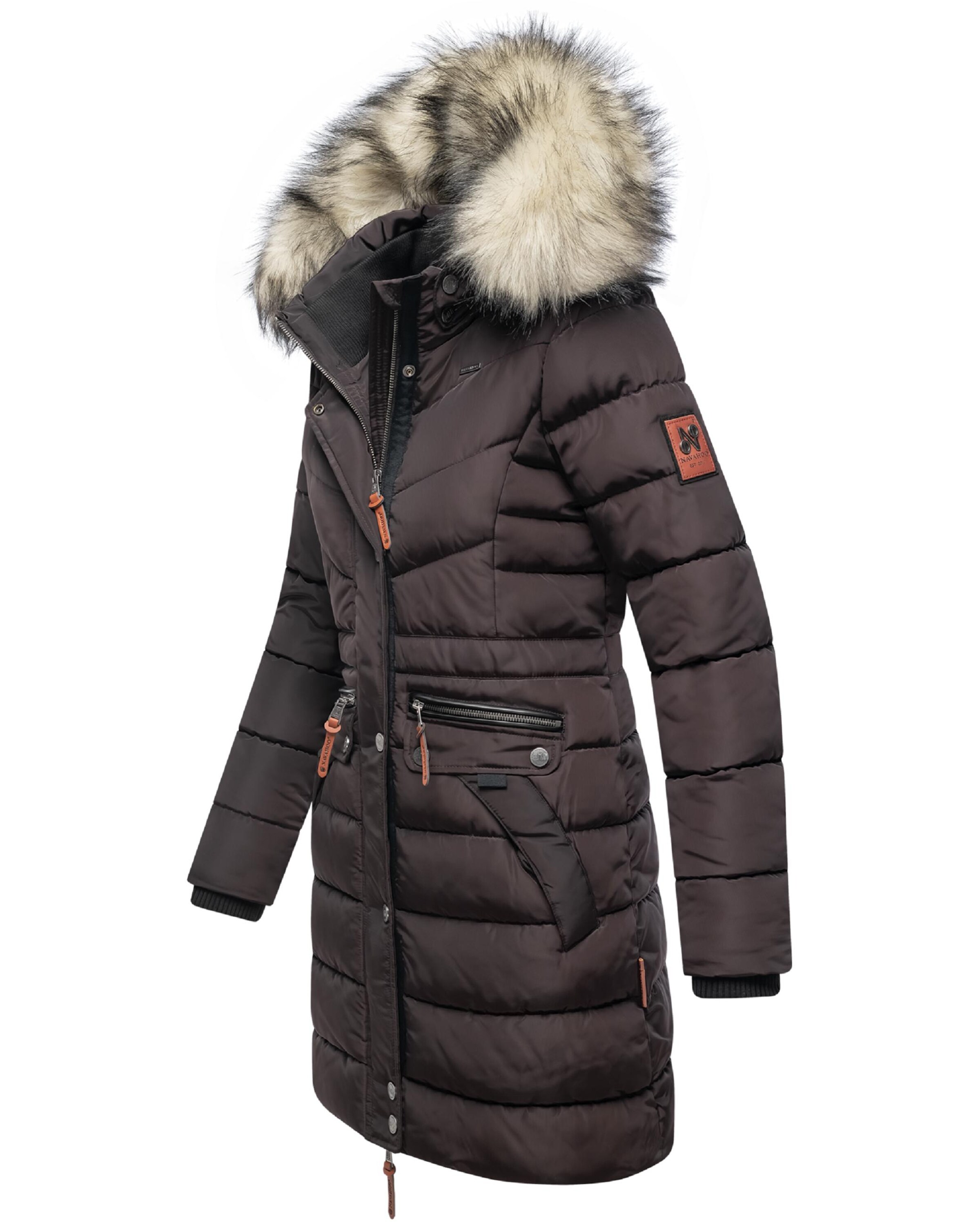 NAVAHOO - Abrigo de invierno 'Paula' en marrón