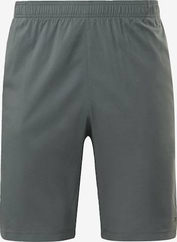 ReebokSportske hlače - zelena boja: prednji dio