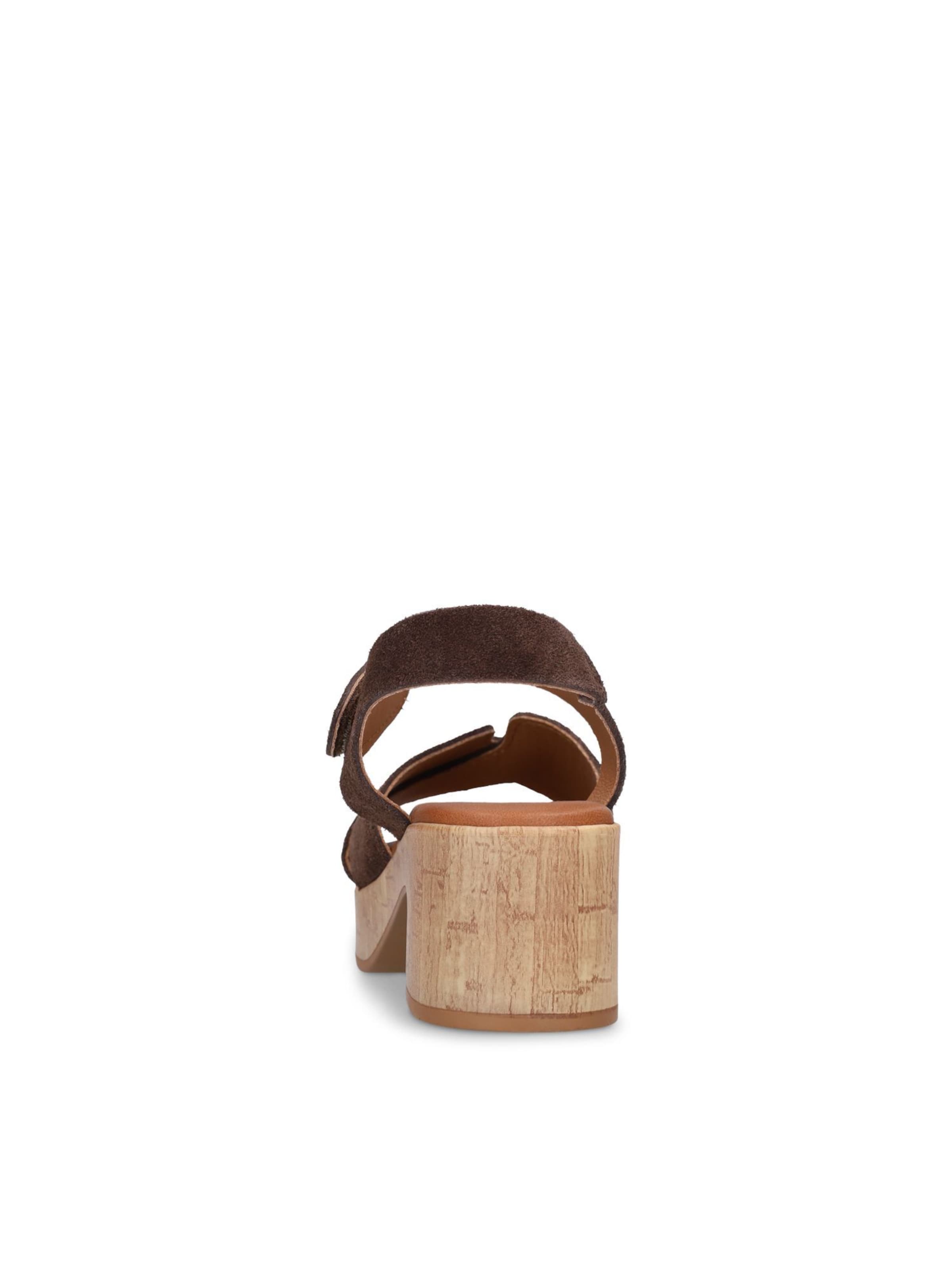 MANFIELD Sandaal in Bruin