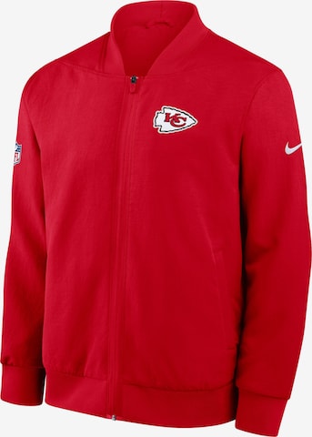 NIKE Athletic Jacket 'Kansas City Chiefs Nike NFL' in Red: front