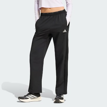ADIDAS PERFORMANCELoosefit Sportske hlače 'Adi365 Running Essentials' - crna boja: prednji dio
