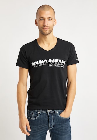 BRUNO BANANI Shirt 'Rodriguez' in Zwart: voorkant