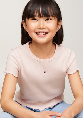 TOMMY HILFIGER T-Shirt 'ESSENTIAL' in Pink