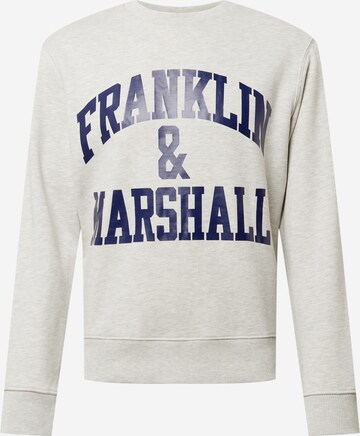FRANKLIN & MARSHALL Sweatshirt in Grau: front
