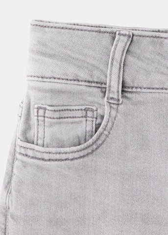 MANGO KIDS Bootcut Džíny – šedá