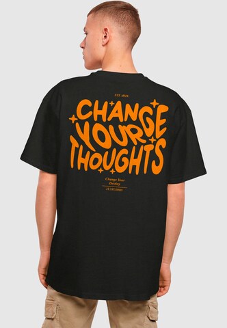 2Y Studios Shirt 'Thoughts' in Zwart: voorkant