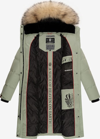 MARIKOO Winter coat 'Schneesternchen' in Green