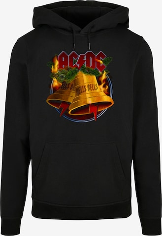 F4NT4STIC Sweatshirt 'ACDC' in Zwart: voorkant