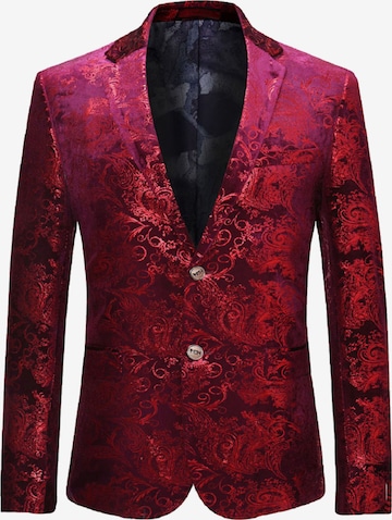 YOUTHUP Suit Jacket 'Goldglanz' in Red: front