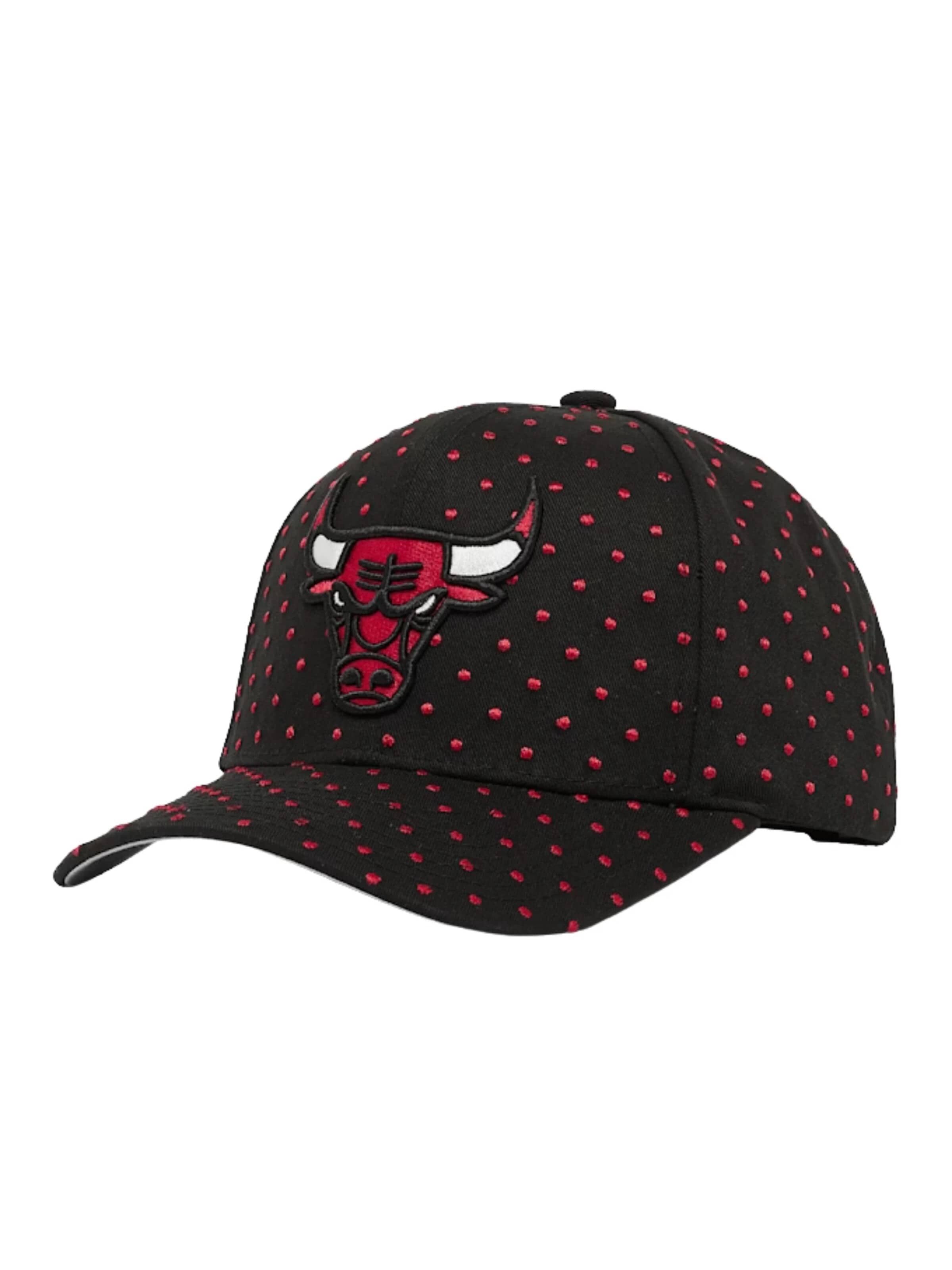 Mitchell & Ness Hætte 'Gorra mitchell & ness negra bulls dotted polka pro crown snapback' i 54-64 i sort, Produktvisning