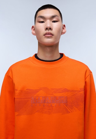 NAPAPIJRI Sweatshirt 'B-Vanni C' in Orange