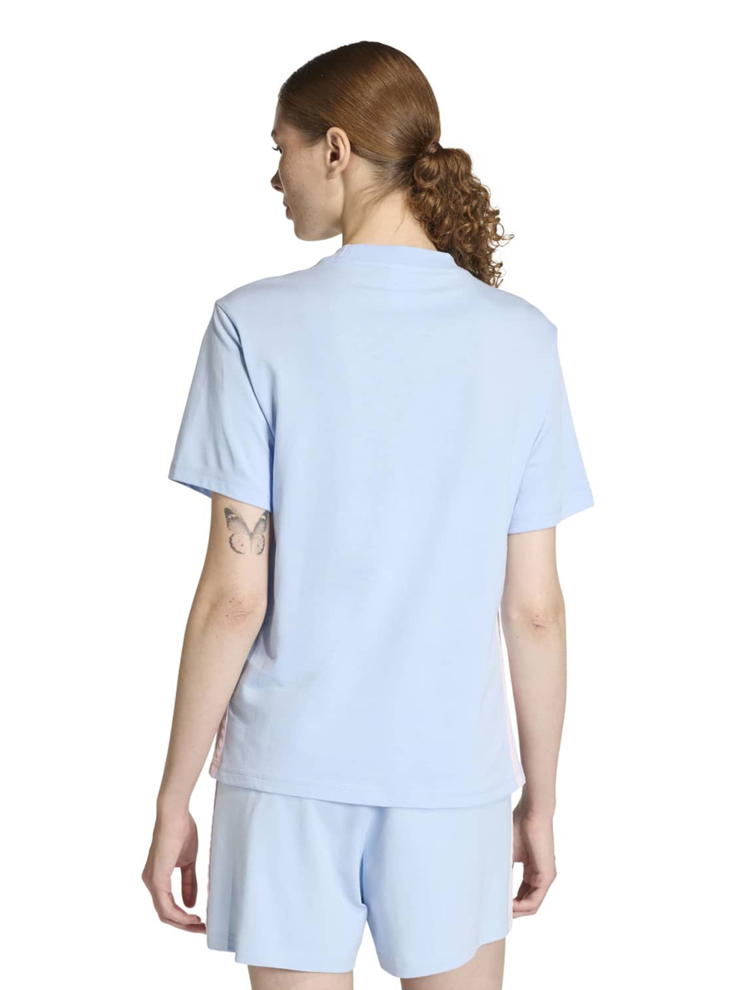 ADIDAS SPORTSWEAR Функционална тениска 'Essentials' в синьо: отзад