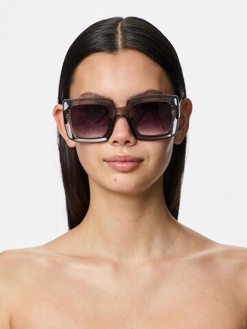 PIECES Sunglasses 'PCLana' in Grey: front