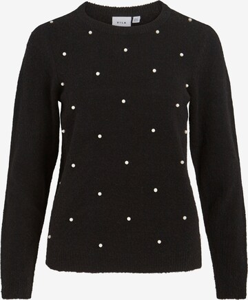 VILA Sweater 'FREYA' in Black: front