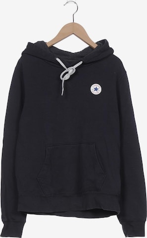 CONVERSE Sweatshirt & Zip-Up Hoodie in L in Blue: front