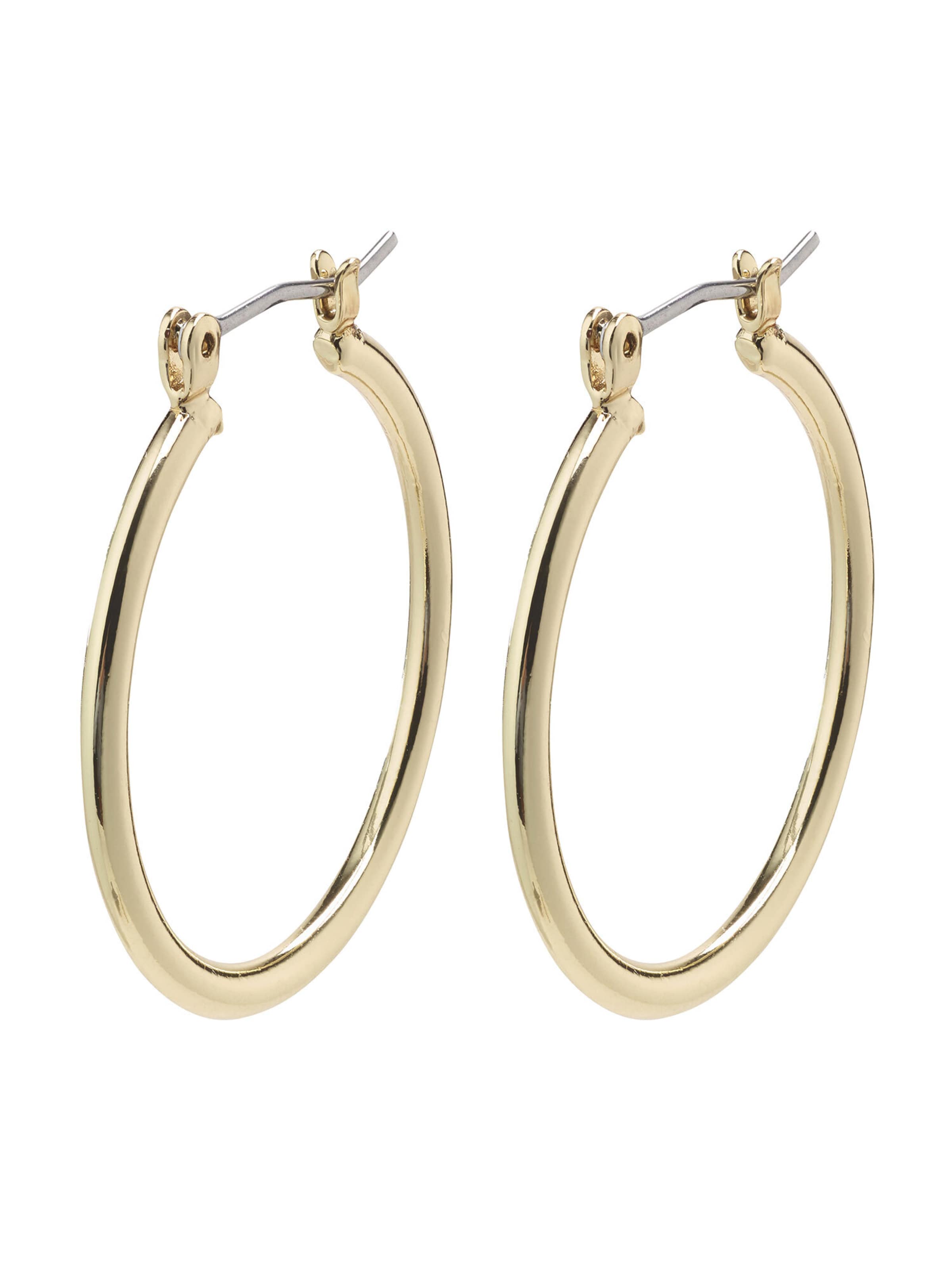 Pilgrim Обеци 'Layla' в злато: отпред