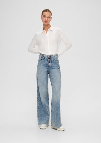 s.Oliver Wide Leg Jeans 'Suri' in Blau
