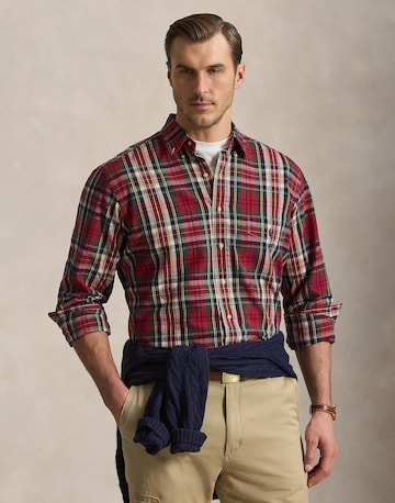 Polo Ralph Lauren Big & Tall Regular Fit Skjorte i rød: forside