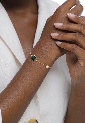 ELLI PREMIUM Armband in Gold: Vorderseite