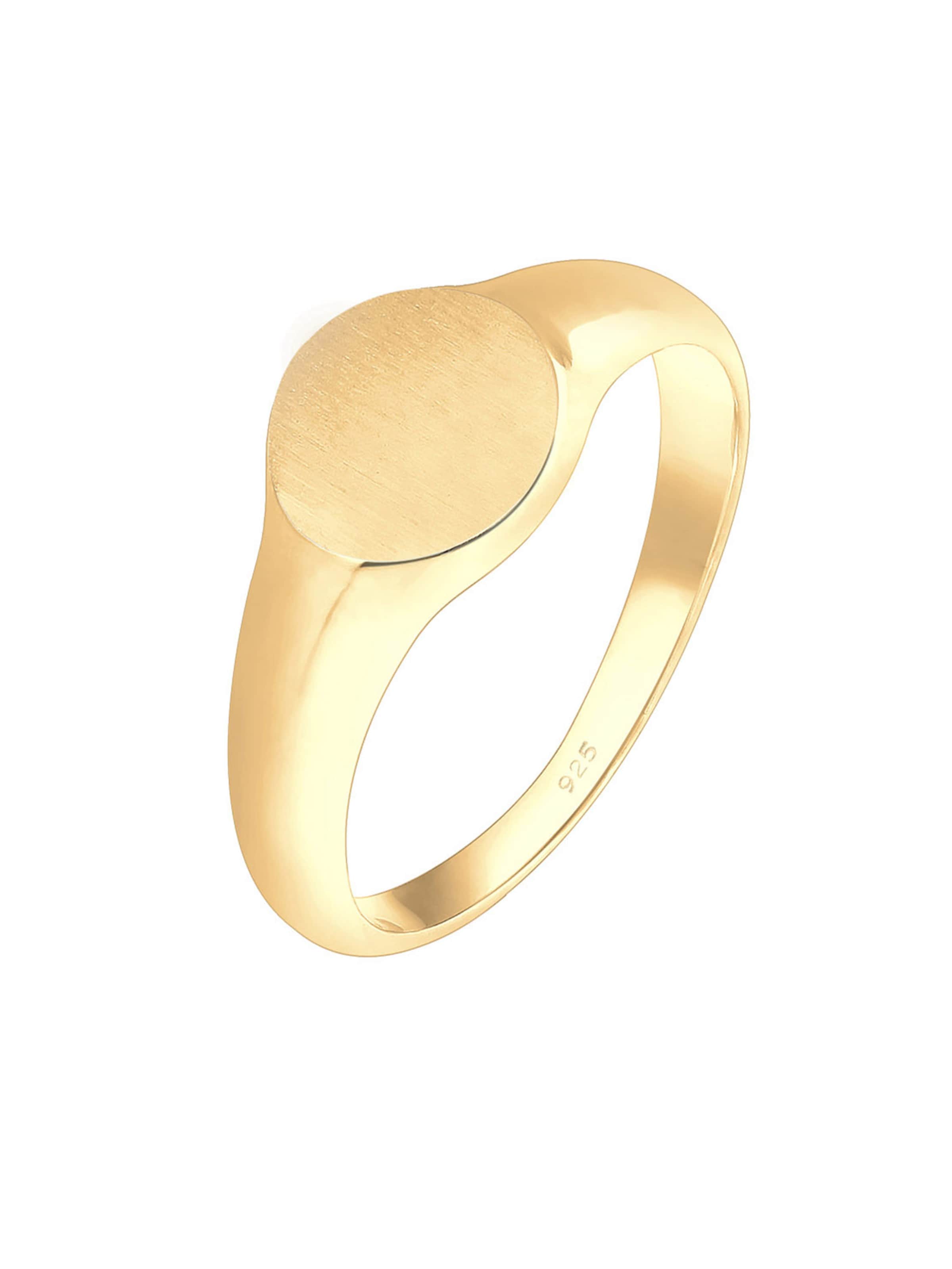 ELLI Prsten – zlatá: přední strana